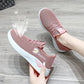 Non-slip Wear-resistant Running Shoes Women's Spring and Summer Sports Shoes  Slip-on Mesh Shoes