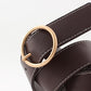 Concise Round buckle ladies wide belt fashion buckle pants belt