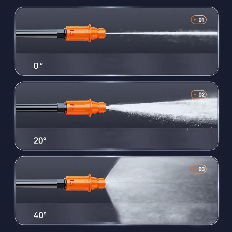 88VF AUX High Pressure Car Water Gun Set Garden Sprinkler Car Washer Portable Cleaning Tool 10800mAh