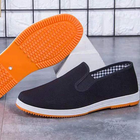 Men's Lightweight Breathable Flat Cloth Shoes Soft Sole Cloth Shoes Anti Slip Wear-resistant Casual Shoes
