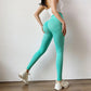 Women's Seamless Knitted Yoga Pants Peach Hip Leggings Fitness Pants Women's Hip Leggings Sports Pants High Waist Pants