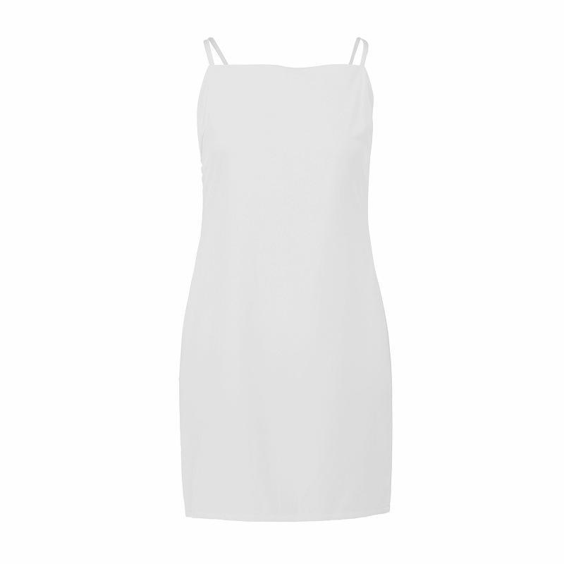 Summer Strap Beach Skirt Sexy Backless Bow A-line Dress Summer Casual Dress