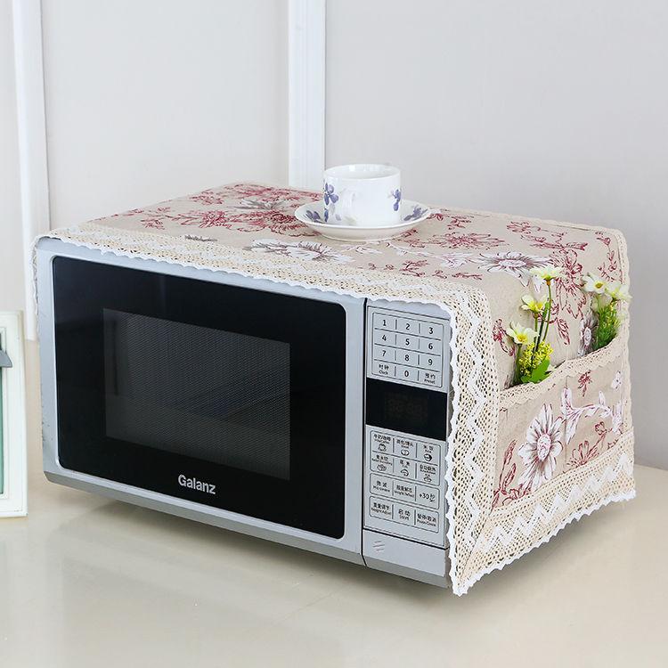 Microwave Cover Comes with Storage Bag Household Appliance Dust Cover Universal Cover Towel