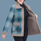 Mother Autumn Lamb Wool Coat Coat Middle-aged Women Thickened Grain Fleece Coat Middle-aged and Elderly Autumn and Winter Fur