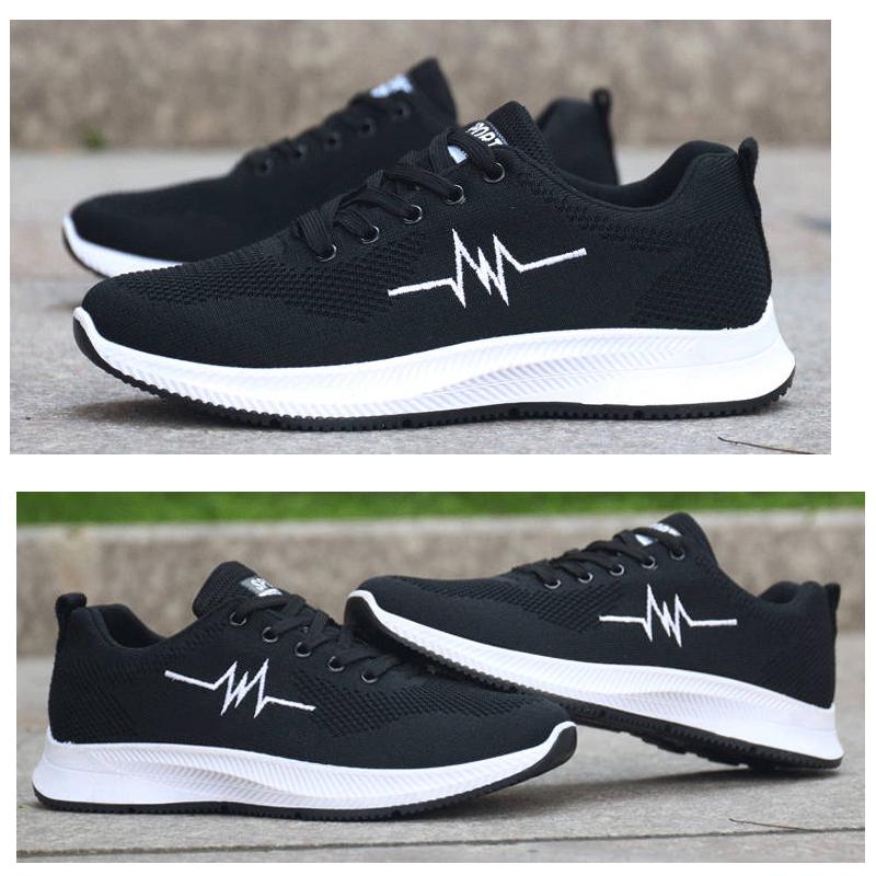 Spring Wild Breathable Tide Casual Men's Shoes Movement Men's Shoes Fly Woven Sneakers Running Shoes
