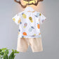 Boys Summer Suit 2-6 Years Old Handsome Two Piece Suit