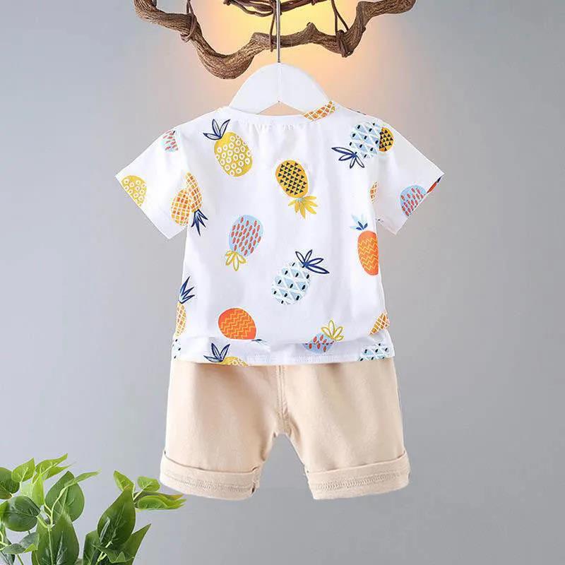 Boys Summer Suit 2-6 Years Old Handsome Two Piece Suit
