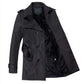 Men's Windbreaker Mid-length Spring and Autumn British Coat Thickened Youth Large Size Coat