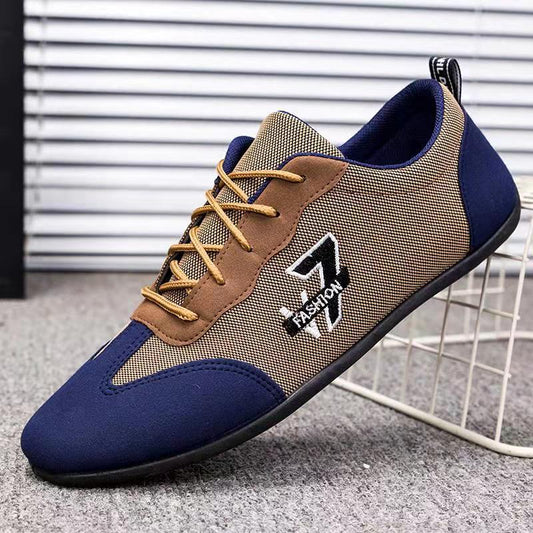 Spring Korean Peas Shoes Breathable and Comfortable Canvas Men's Casual Shoes
