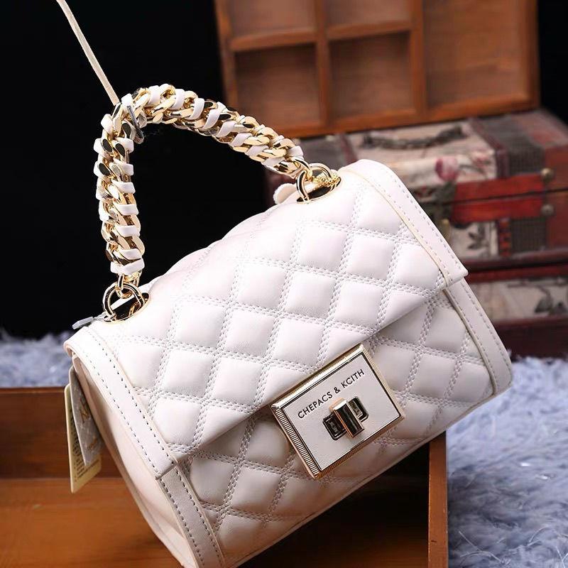 Ladies Leather Zip Tote Bag Versatile One Shoulder Messenger Bag
