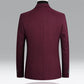 Autumn and Winter Men's Jacket Business Casual Thickened Plus Velvet Warm Loose Jacket Men