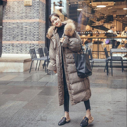 Outerwear Long Sleeve Down Cotton Winter Coat Winter Jacket Women Parka Thicken Long Jacket Coat