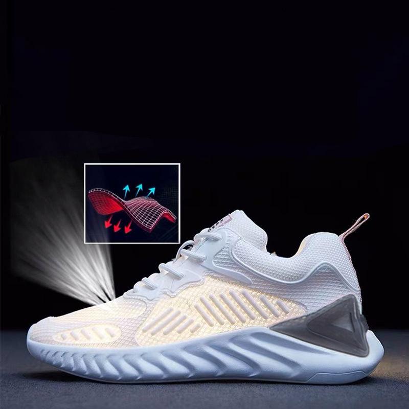 Shoes Female Students Korean Version of All-match Women's Shoes Sports Shoes Women Ins Casual Comfortable Running Shoes Pink White Shoes Women