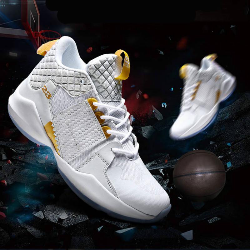 Men's high-top sports shockproof Sports Combat shoes men's shoes breathable basketball sneakers