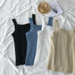 Thermal Tops Winter Underwear Women Thermal Velvet Women Vest Body Top Square Neck Sleeveless Solid Slim Warm Inner Wear