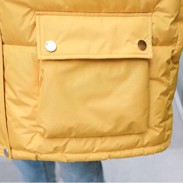 Winter Plus Size All-match Hooded Ladies Cotton Padded Jacket Short Loose Bread Coat Beautiful Down Padded Coat