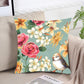 Sunflower Girl Printed Pillow Car Waist Pillow Home Sofa Pillow Soft Relaxation Artifact
