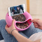 Creative Double-layer Melon Seed Plate Mobile Phone Bracket Dry Fruit Plate Living Room Household Fruit Box Seeds Nuts Storage Box