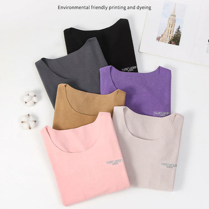 Self-heating Ladies' Thermal Underwear Constant Temperature Seamless Autumn and Winter Mother Autumn Clothes Long Pants Suit