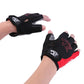 Red Cycling Gloves Bicycle Motorcycle Sport Gel Half Finger Gloves