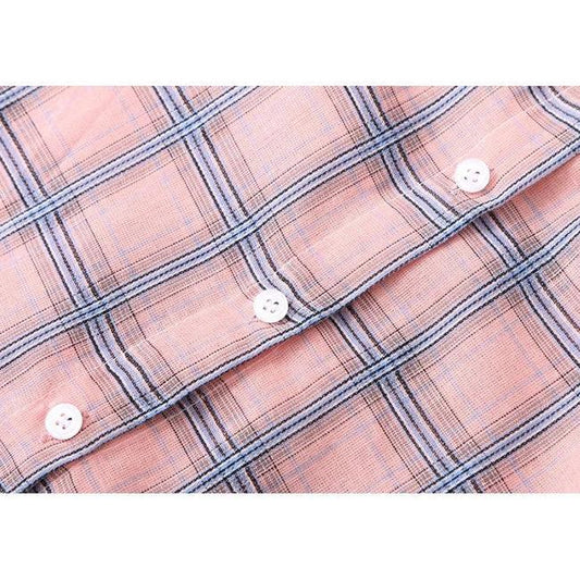 Sunscreen Shirts Women's Hooded Plaid Long-sleeved Loose Tops Thin Coats Cardigans