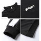 Men's Spring and Autumn Cotton Shirt Pullover Round Neck Long-sleeved Loose Casual Printing Sportswear Male Loose Red Black Tracksuit Sport Costume
