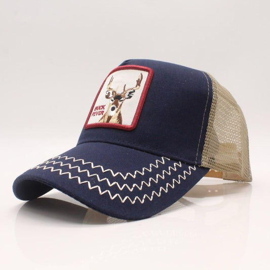 Fashion Embroidery Animal Baseball Caps Men Breathable Mesh Snapback Caps Unisex Sun Hat For W