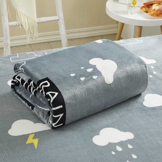 Blanket Bed Sheet Dual-use Falai Fleece Blanket Four Seasons Blanket Winter Warm Dormitory Single Double Blanket Leisure Blanket