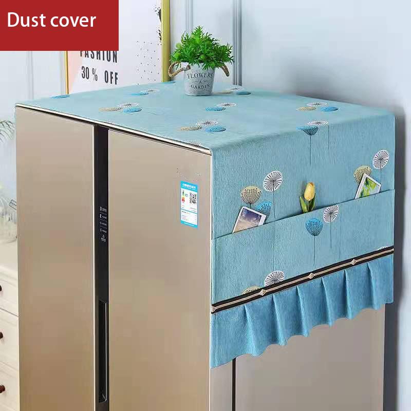 Refrigerator Dust Cover Dust Cloth Cover Cloth Washing Machine Cover Towel Protective Cover Microwave Oven Cover Cloth