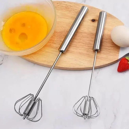 Whisk Household Mini Semi-automatic Hand-held Butter Whisk Stainless Steel Whisk
