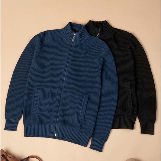 Autumn and Winter New Round Neck Sweater Men's Warm Sweater Upper Long-sleeved T-shirt Men