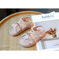 Children's Sandals Girls' Princess Shoes Soft-soled Roman Shoes Girls 1-6 Years Old Children's Flat-bottomed Breathable Lightweight Sandals
