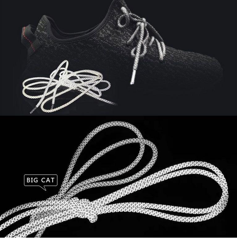 Gypsophila Lacets Pour Chaussure Illuminate Boot Laces Lacets Reflective Laces Round Shoelaces
