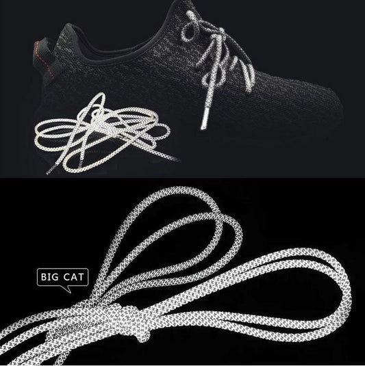 Gypsophila Lacets Pour Chaussure Illuminate Boot Laces Lacets Reflective Laces Round Shoelaces