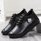 Autumn and Winter Women Fleece Cotton Shoes Casual Leather Shoes Women's Shoes All-match Mother Shoes