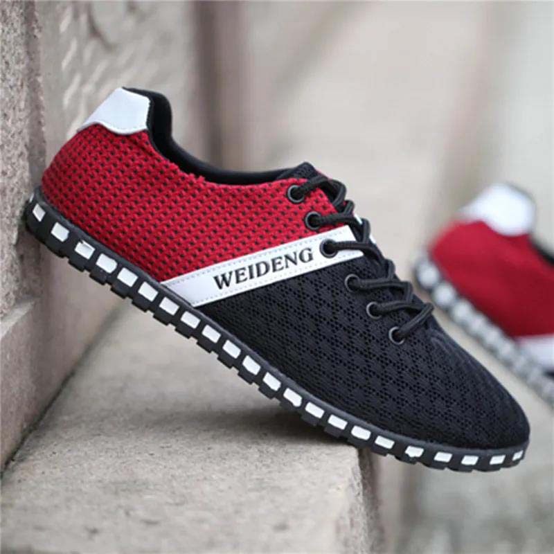 Summer Mesh Sports Running Shoes Lightweight Breathable Deodorant Middle-aged Men's Mesh Shoes