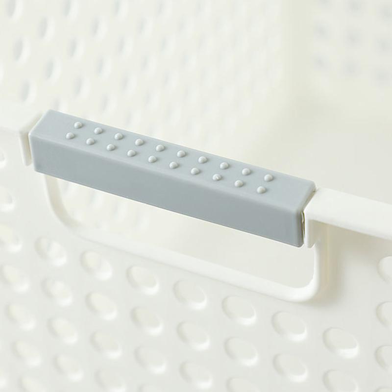 4PCS Desktop Plastic Storage Basket Kitchen Sundries Storage Box Toy Storage Box Home Storage Small Basket Bathroom Toiletries Storage Basket