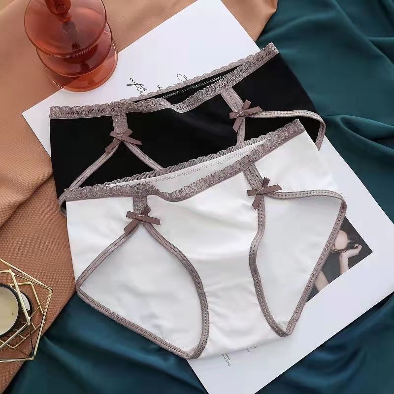 3PCS High-end Seamless Ladies Underwear Female Cotton Inner File Mid-waist Student Girl Sexy High Elastic Breathable Bag Hip Briefs