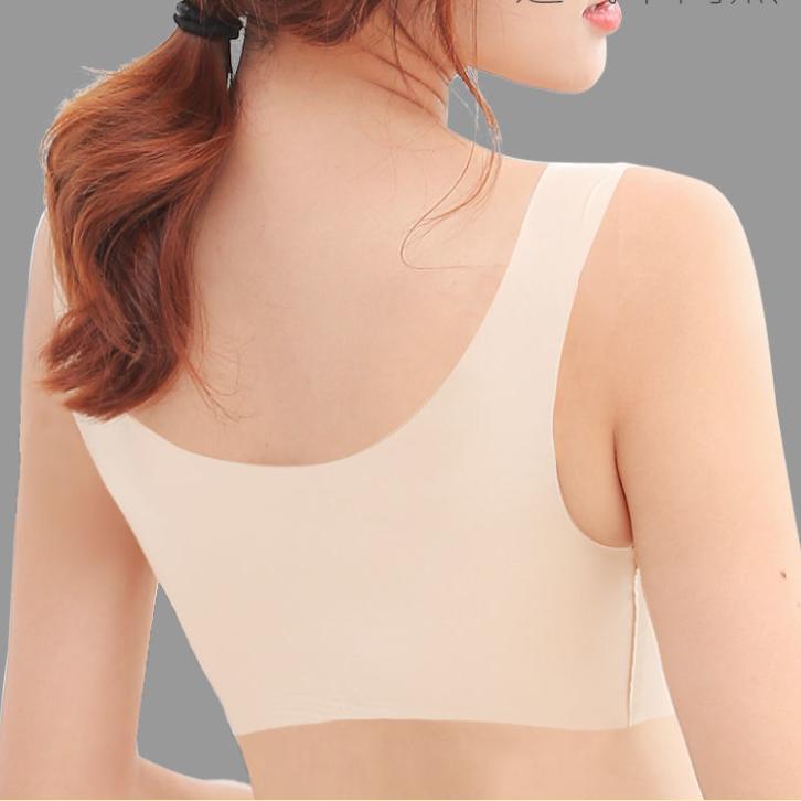 Thin Sports Small Bra Without Steel Ring Gathered and Adjusted Vest Type Traceless Beautiful Back Women's Underwear Bra