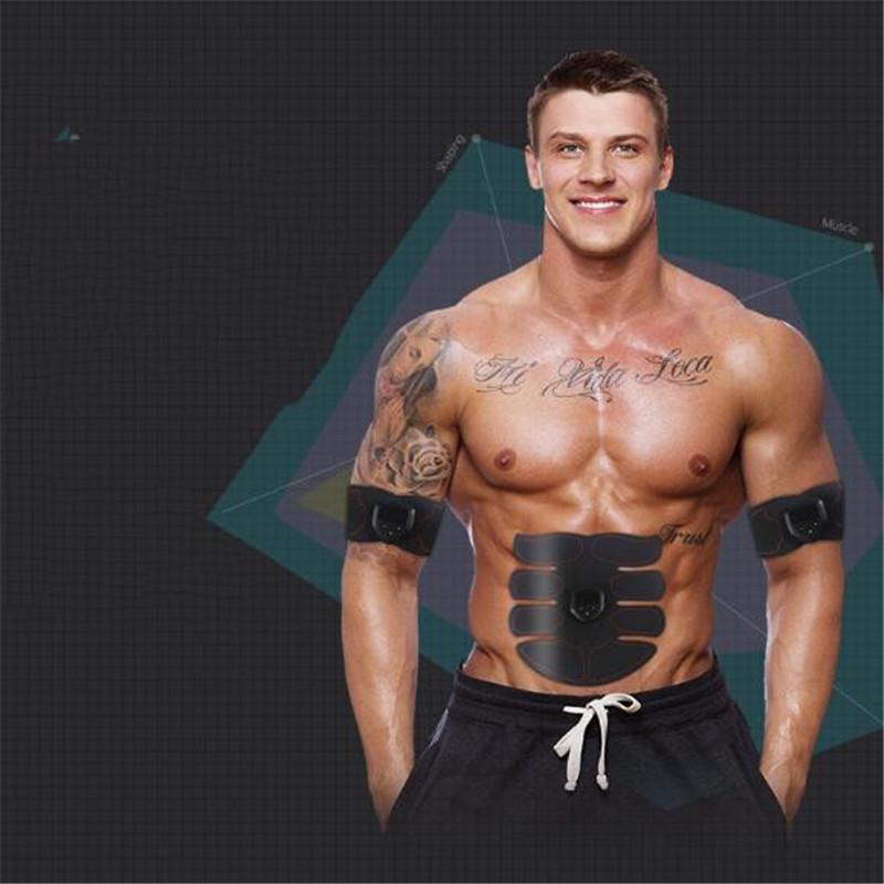 EMS Wireless Muscle Stimulator Trainer Smart Fitness Abdominal Training Stickers Body Slimming Belt