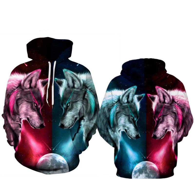 Hoodie Cartoon Anime Coat Personality 3D Printed Sweater Spring and Autumn Men and Women