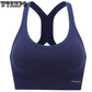 High Stretch Sports Bra For Women ,Quick Dry Padded Hback Sports Top ,Seamless Yoga Running Fitness