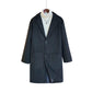 Thickened Warm Mid-length Woolen Coat Men's Autumn and Winter Warm Windbreaker Jacket Temperament Handsome Suit Jacket