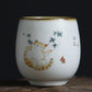 Ru Kiln Cute Cat Cup Owner Cup Single Cup Tea Cup Can Raise Kung Fu Tea Bowl Tea Set Tea Cup Size Tea Cup Home