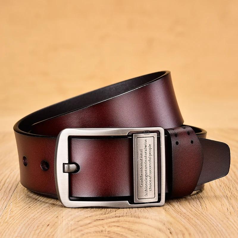 Men's Belt Casual Leather All-match Belt Men's Trouser Belt Business Formal Belt Mens Leather Belts Mens Leather Belts Mens Leather Belts