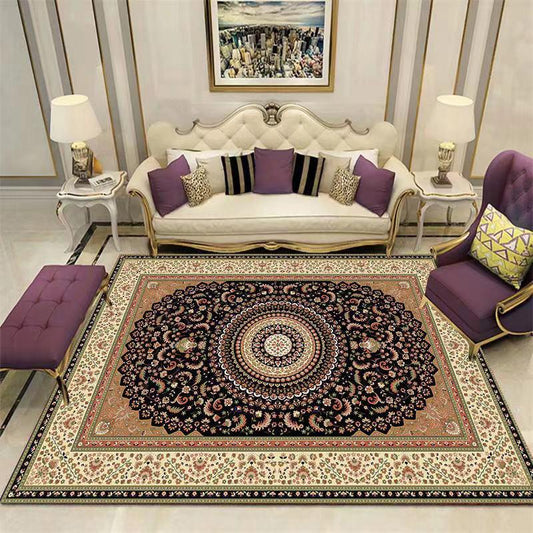 Luxury Bedroom Bedside Carpet European Style Carpet Living Room Carpet Household Carpet