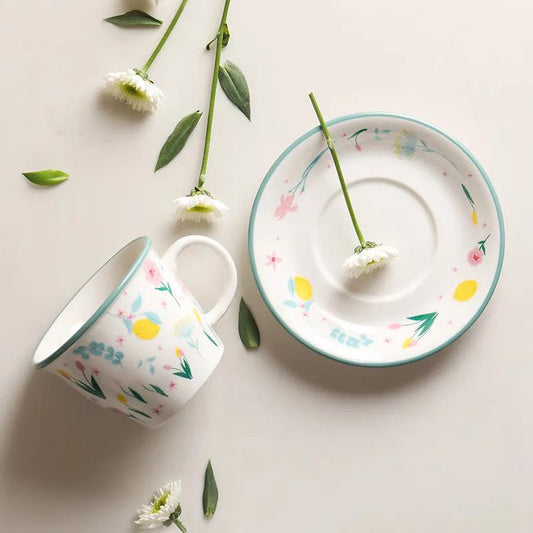 Mug Ins Harajuku Style Ceramic Coffee Cup Female Student Cute Korean Style High-value Water Cup Home