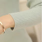 Autumn and Winter Ladies V-neck Bottoming Sweater Temperament Sweater Short Skirt Slim Dress