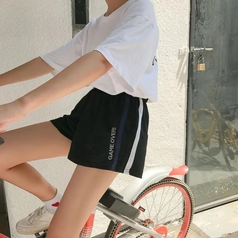 Women's Summer Sports Shorts Wide Legs Large Size Running High Waist Thin Shorts Loose Casual Pajama Pants Casual Short Shorts