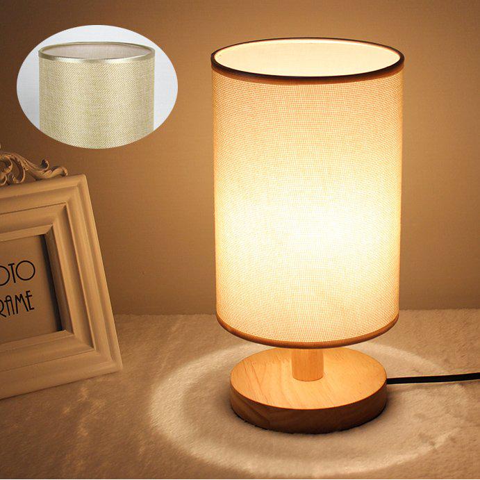 Led Wood Table Lamp Eye Protection Desk Lamp Bedroom Study Bedside  Night  Lamp